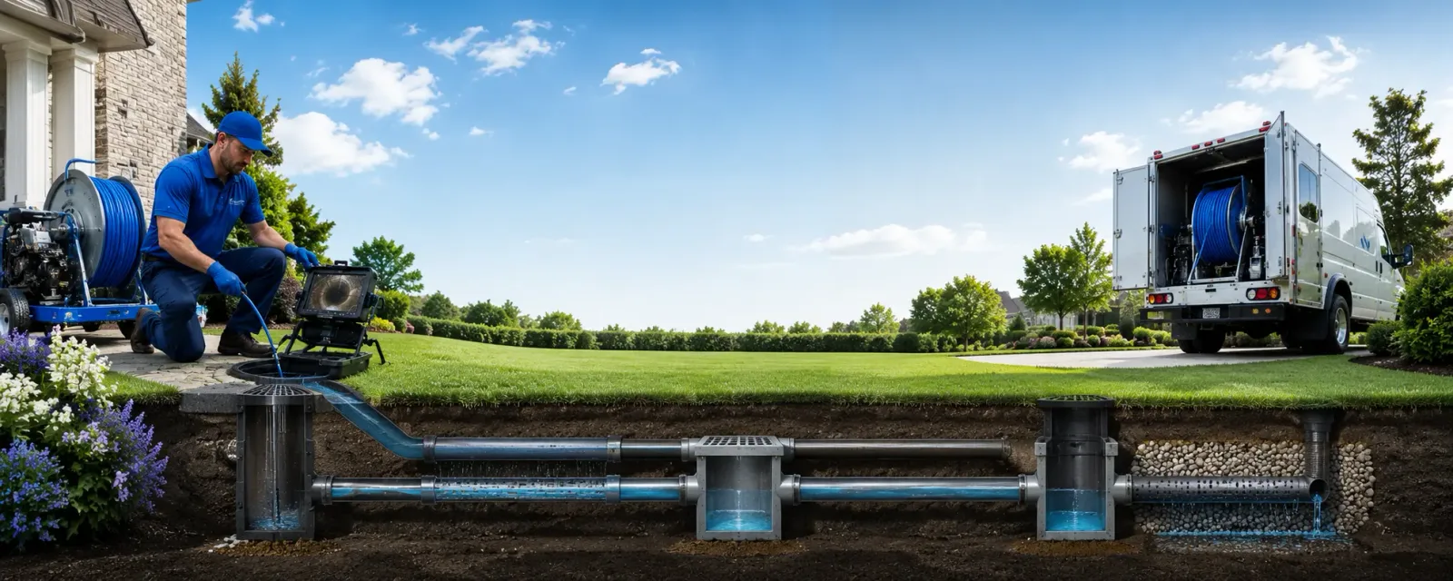 Outdoor drain cleaning information for Nassawadox, VA